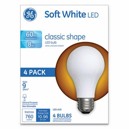 PERFECTTWINKLE 8W Classic LED SW Non-Dim A19 Light Bulb Soft White PE3762268